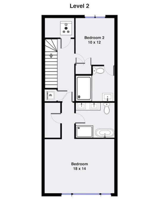 Stunning Duplex Condo #1 - Downtown River North Чикаго Екстер'єр фото